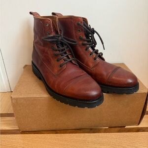 Belstaff Alperton Brown Leather Men's Boots - Size 11